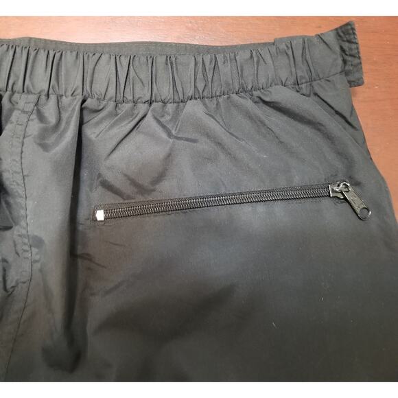 Ridge Black Nylon Hiking Pants Side Leg Zippers Elastic Adjustable Waist Size XL - Picture 4 of 11
